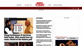 What Indiatoday.intoday.in website looked like in 2019 (5 years ago)