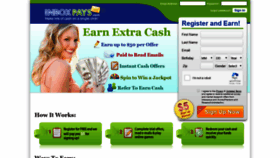 What Inboxpays.com website looked like in 2019 (5 years ago)