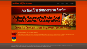 What Indiantiffinexeter.co.uk website looked like in 2019 (5 years ago)