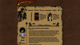 What Indianajones.es website looked like in 2019 (5 years ago)