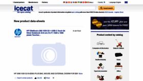 What Icecat.biz website looked like in 2019 (7 years ago)