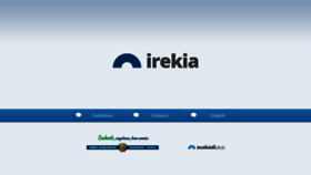What Irekia.eus website looked like in 2019 (5 years ago)