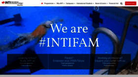 What Inti.edu.my website looked like in 2019 (5 years ago)