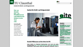 What Ite.tu-clausthal.de website looked like in 2019 (5 years ago)