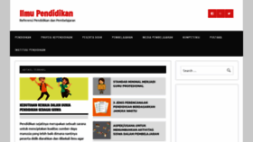 What Ilmu-pendidikan.net website looked like in 2019 (5 years ago)