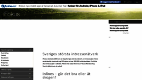 What Ifokus.se website looked like in 2019 (5 years ago)