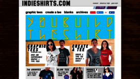 What Indieshirts.com website looked like in 2019 (5 years ago)