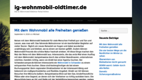 What Ig-wohnmobil-oldtimer.de website looked like in 2019 (5 years ago)