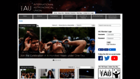 What Iau.org website looked like in 2019 (6 years ago)