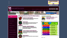 What Internet4classrooms.com website looked like in 2019 (5 years ago)