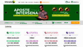 What Intersena.com.br website looked like in 2019 (7 years ago)