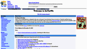 What Inthe90s.com website looked like in 2019 (5 years ago)