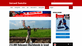 What Israelheute.com website looked like in 2019 (5 years ago)