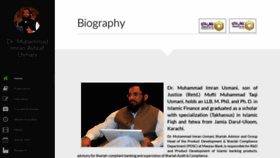 What Imranusmani.com website looked like in 2019 (5 years ago)