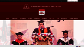 What Iub.edu.bd website looked like in 2019 (5 years ago)