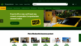 What Insurance.woolworths.com.au website looked like in 2019 (5 years ago)