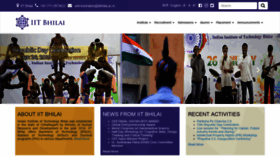 What Iitbhilai.ac.in website looked like in 2019 (5 years ago)