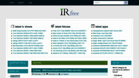 What Irfree.co website looked like in 2019 (5 years ago)