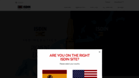 What Isdin.com website looked like in 2019 (5 years ago)