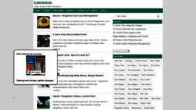 What Ilmusiana.com website looked like in 2019 (5 years ago)