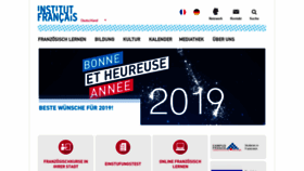 What Institutfrancais.de website looked like in 2019 (5 years ago)