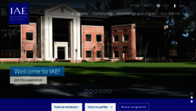 What Iae.edu.ar website looked like in 2019 (5 years ago)