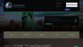 What Infragard.org website looked like in 2019 (5 years ago)