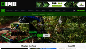 What Imbikemag.com website looked like in 2019 (5 years ago)