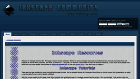 What Inkscapecommunity.com website looked like in 2019 (5 years ago)