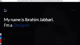 What Ibrahimjabbari.com website looked like in 2019 (5 years ago)