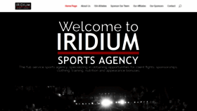 What Iridiumsportsagency.com website looked like in 2019 (5 years ago)