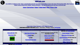 What Iqdcalls.com website looked like in 2019 (5 years ago)