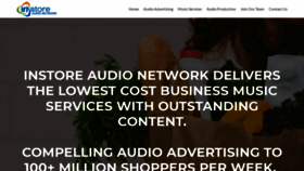 What Instoreaudionetwork.com website looked like in 2019 (5 years ago)