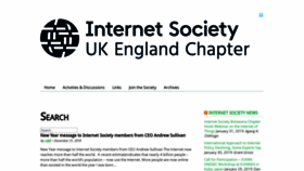 What Internetsociety.org.uk website looked like in 2019 (5 years ago)