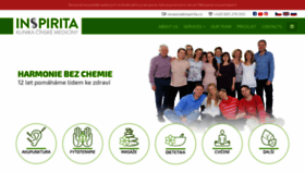 What Inspirita.cz website looked like in 2019 (5 years ago)