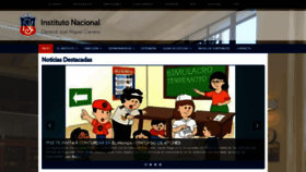What Institutonacional.cl website looked like in 2019 (5 years ago)