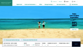 What Iberostar.com website looked like in 2019 (5 years ago)