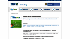 What Icfesinteractivo.gov.co website looked like in 2019 (5 years ago)