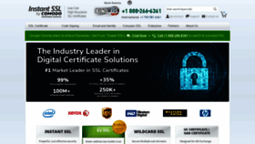 What Instantssl.com website looked like in 2019 (5 years ago)