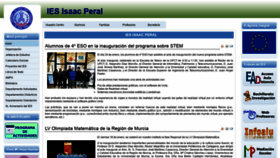 What Isaacperal.net website looked like in 2019 (5 years ago)
