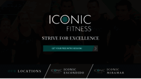 What Iconic.fit website looked like in 2019 (5 years ago)