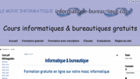 What Informatique-bureautique.com website looked like in 2019 (5 years ago)