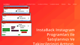 What Instabackpro.com website looked like in 2019 (5 years ago)