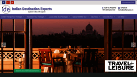 What Indiandestinationexperts.com website looked like in 2019 (5 years ago)