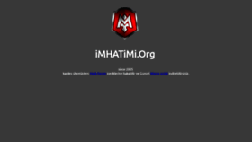 What Imhatimi.org website looked like in 2019 (5 years ago)