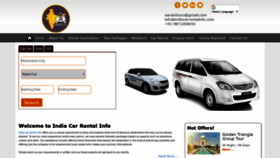 What Indiacarrentalinfo.com website looked like in 2019 (5 years ago)