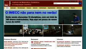 What Ime.unicamp.br website looked like in 2019 (5 years ago)