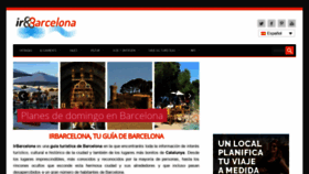 What Irbarcelona.com website looked like in 2019 (5 years ago)