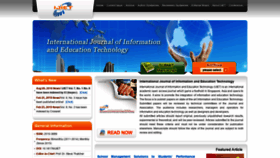 What Ijiet.org website looked like in 2019 (6 years ago)