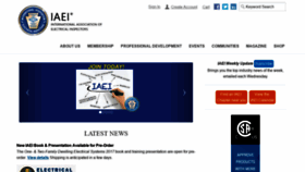 What Iaei.org website looked like in 2019 (5 years ago)